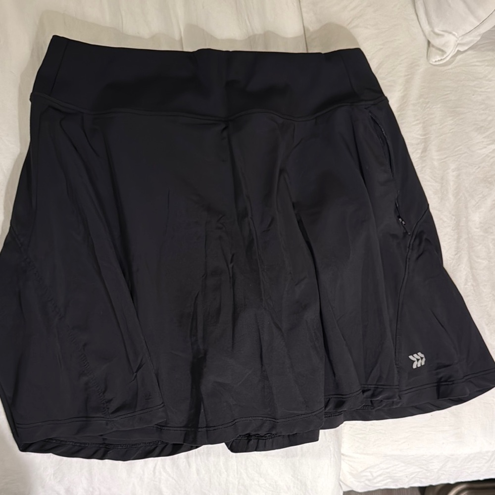 Black Athletic Skort